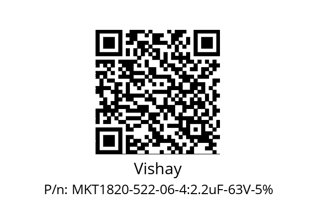   Vishay MKT1820-522-06-4:2.2uF-63V-5%