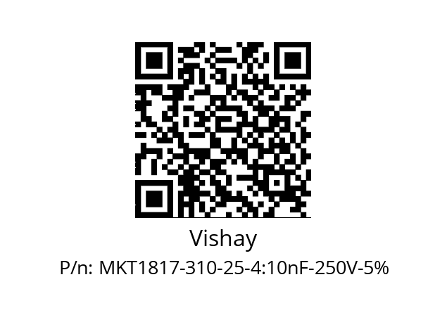   Vishay MKT1817-310-25-4:10nF-250V-5%