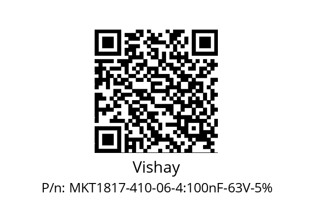   Vishay MKT1817-410-06-4:100nF-63V-5%