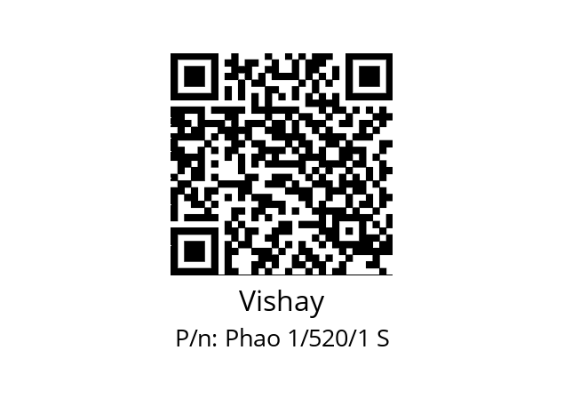   Vishay Phao 1/520/1 S