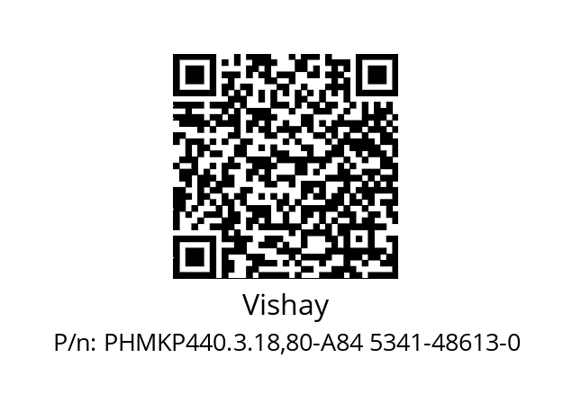   Vishay PHMKP440.3.18,80-A84 5341-48613-0