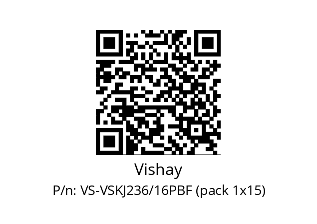   Vishay VS-VSKJ236/16PBF (pack 1x15)