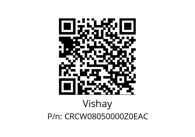   Vishay CRCW08050000Z0EAC