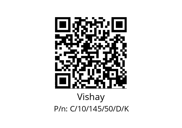   Vishay C/10/145/50/D/K