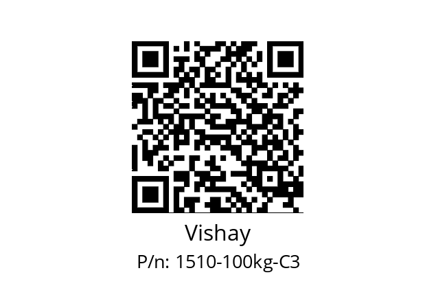   Vishay 1510-100kg-C3