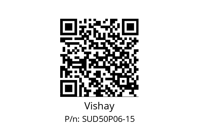   Vishay SUD50P06-15