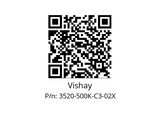   Vishay 3520-500K-C3-02X