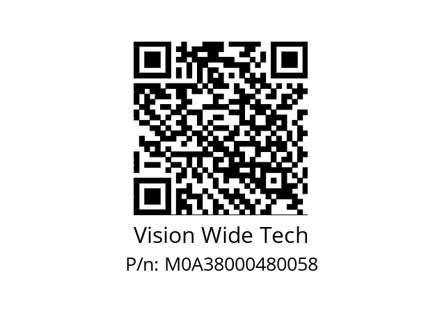   Vision Wide Tech M0A38000480058