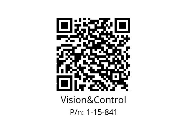   Vision&Control 1-15-841