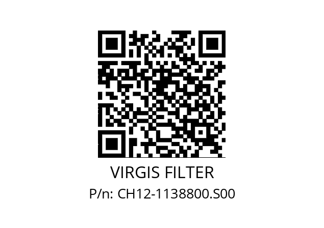   VIRGIS FILTER CH12-1138800.S00