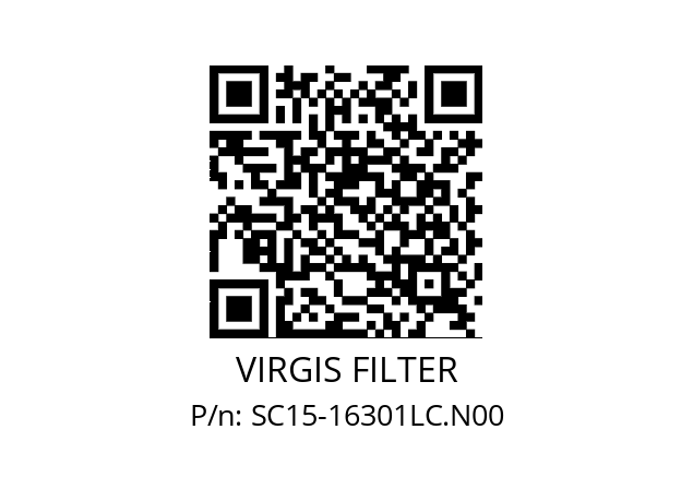   VIRGIS FILTER SC15-16301LC.N00