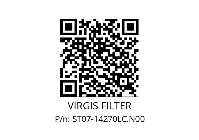   VIRGIS FILTER ST07-14270LC.N00