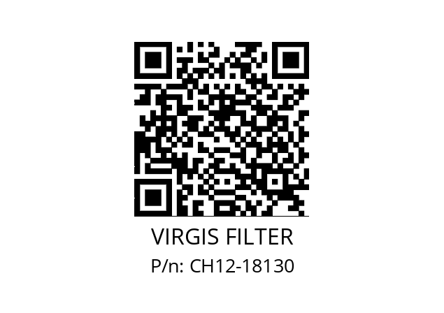   VIRGIS FILTER CH12-18130