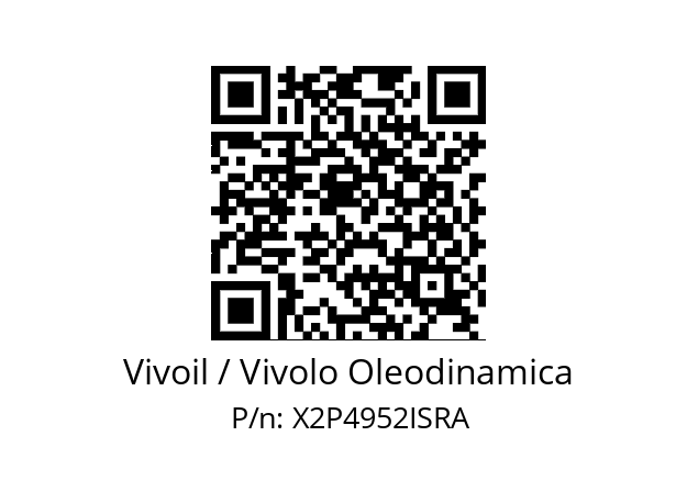   Vivoil / Vivolo Oleodinamica X2P4952ISRA