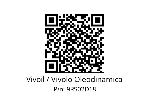   Vivoil / Vivolo Oleodinamica 9RS02D18