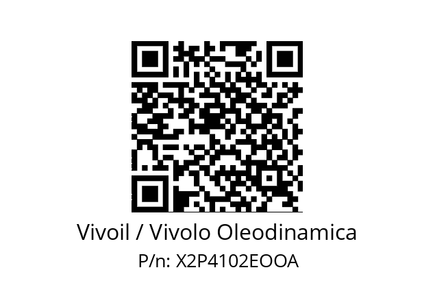   Vivoil / Vivolo Oleodinamica X2P4102EOOA