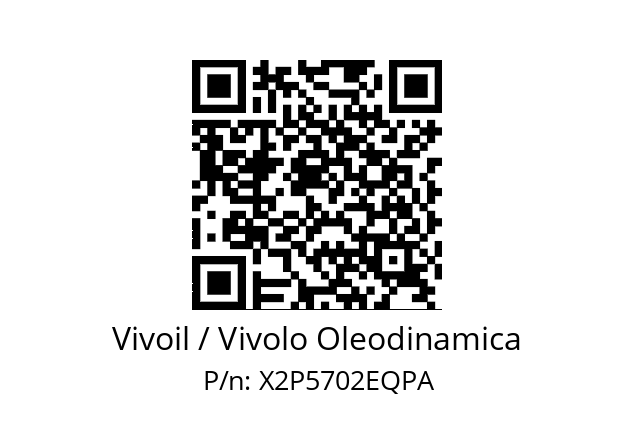   Vivoil / Vivolo Oleodinamica X2P5702EQPA