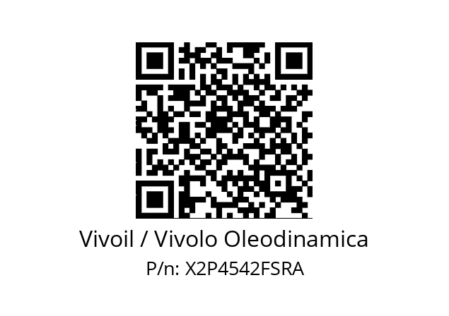   Vivoil / Vivolo Oleodinamica X2P4542FSRA