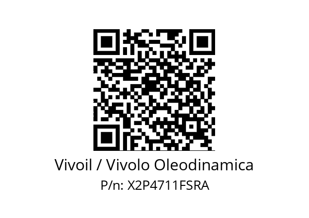   Vivoil / Vivolo Oleodinamica X2P4711FSRA