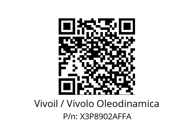   Vivoil / Vivolo Oleodinamica X3P8902AFFA