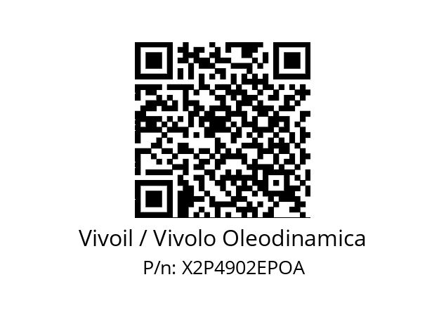   Vivoil / Vivolo Oleodinamica X2P4902EPOA