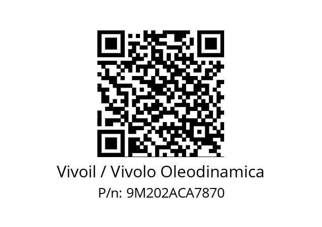   Vivoil / Vivolo Oleodinamica 9M202ACA7870