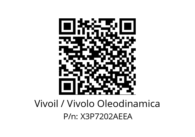   Vivoil / Vivolo Oleodinamica X3P7202AEEA