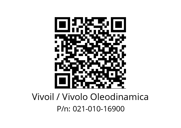   Vivoil / Vivolo Oleodinamica 021-010-16900