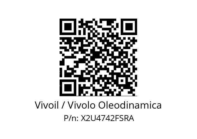   Vivoil / Vivolo Oleodinamica X2U4742FSRA