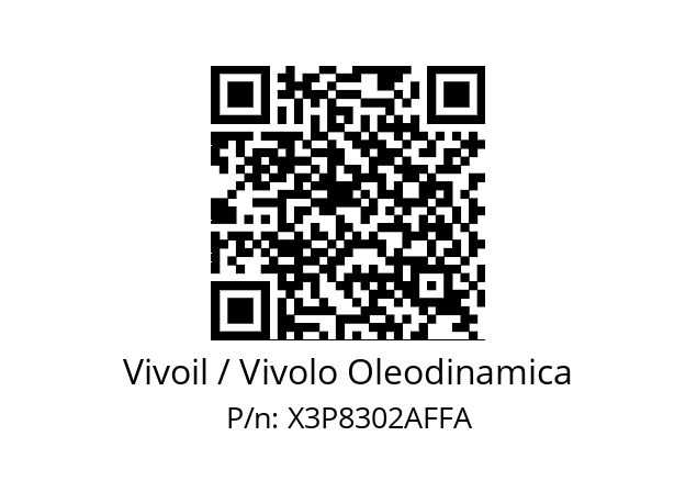   Vivoil / Vivolo Oleodinamica X3P8302AFFA