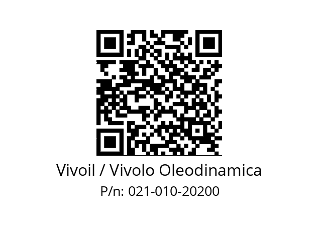   Vivoil / Vivolo Oleodinamica 021-010-20200