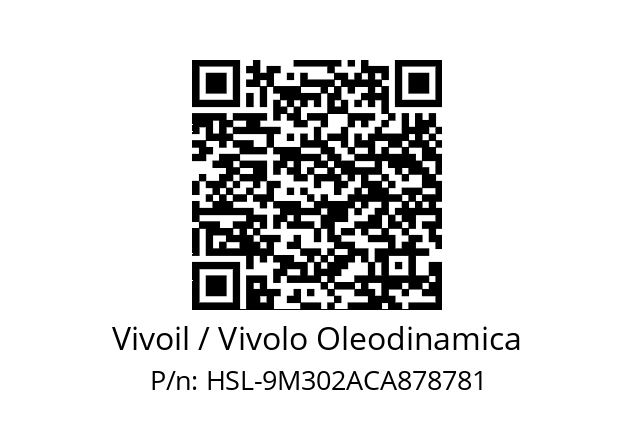   Vivoil / Vivolo Oleodinamica HSL-9M302ACA878781