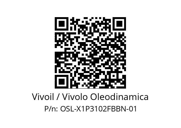   Vivoil / Vivolo Oleodinamica OSL-X1P3102FBBN-01