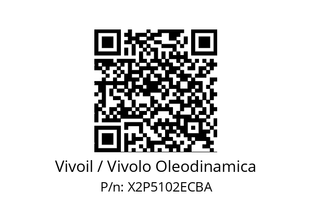   Vivoil / Vivolo Oleodinamica X2P5102ECBA