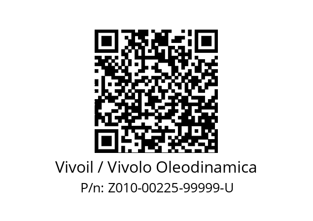   Vivoil / Vivolo Oleodinamica Z010-00225-99999-U