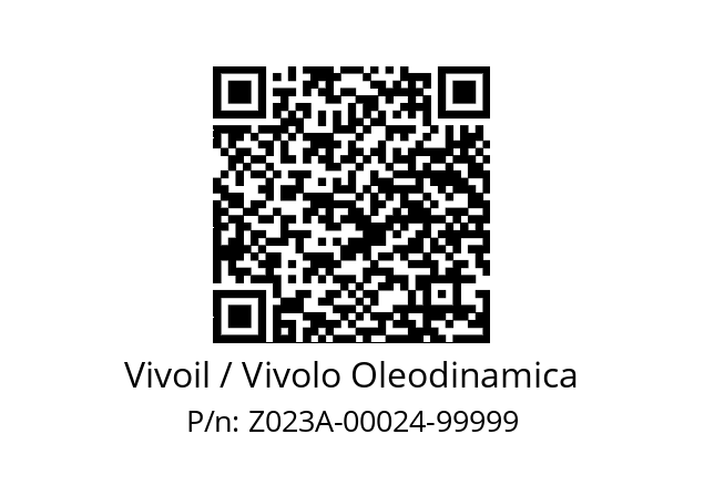   Vivoil / Vivolo Oleodinamica Z023A-00024-99999