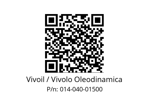   Vivoil / Vivolo Oleodinamica 014-040-01500