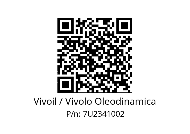   Vivoil / Vivolo Oleodinamica 7U2341002