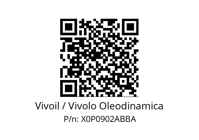   Vivoil / Vivolo Oleodinamica X0P0902ABBA