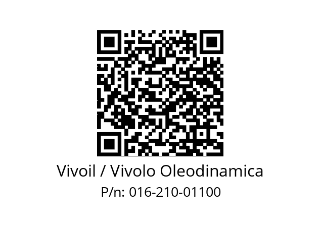  X2M4501EBBF Vivoil / Vivolo Oleodinamica 016-210-01100