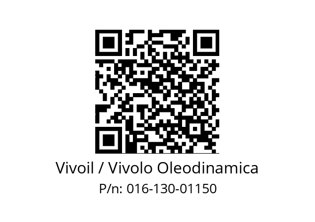   Vivoil / Vivolo Oleodinamica 016-130-01150