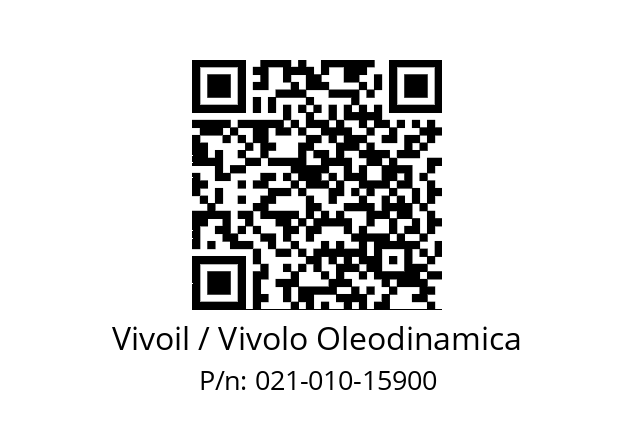   Vivoil / Vivolo Oleodinamica 021-010-15900