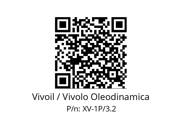   Vivoil / Vivolo Oleodinamica XV-1P/3.2