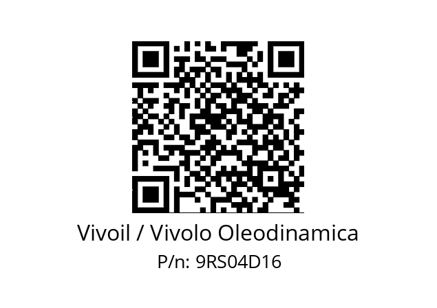   Vivoil / Vivolo Oleodinamica 9RS04D16