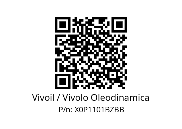   Vivoil / Vivolo Oleodinamica X0P1101BZBB