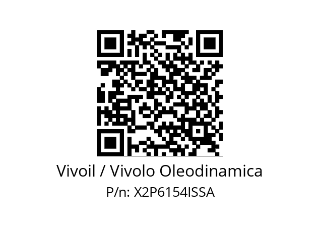   Vivoil / Vivolo Oleodinamica X2P6154ISSA