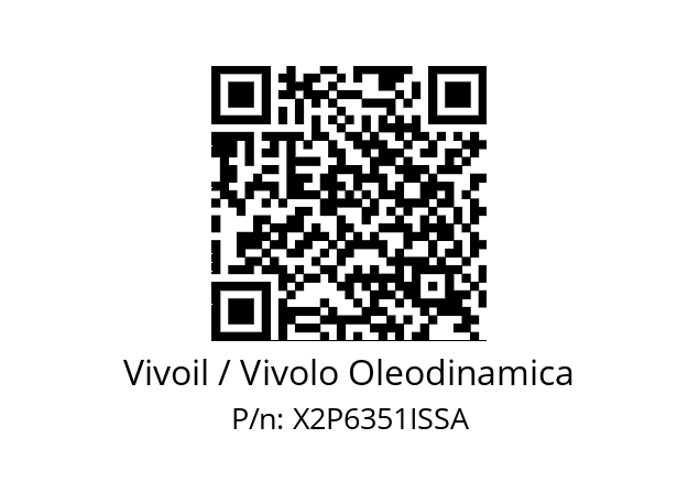   Vivoil / Vivolo Oleodinamica X2P6351ISSA