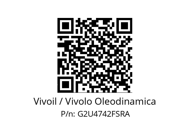   Vivoil / Vivolo Oleodinamica G2U4742FSRA