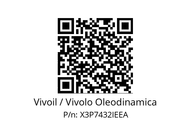   Vivoil / Vivolo Oleodinamica X3P7432IEEA