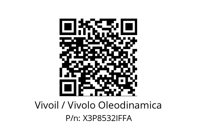   Vivoil / Vivolo Oleodinamica X3P8532IFFA